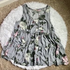 Entro Babydoll Ruffle Tank